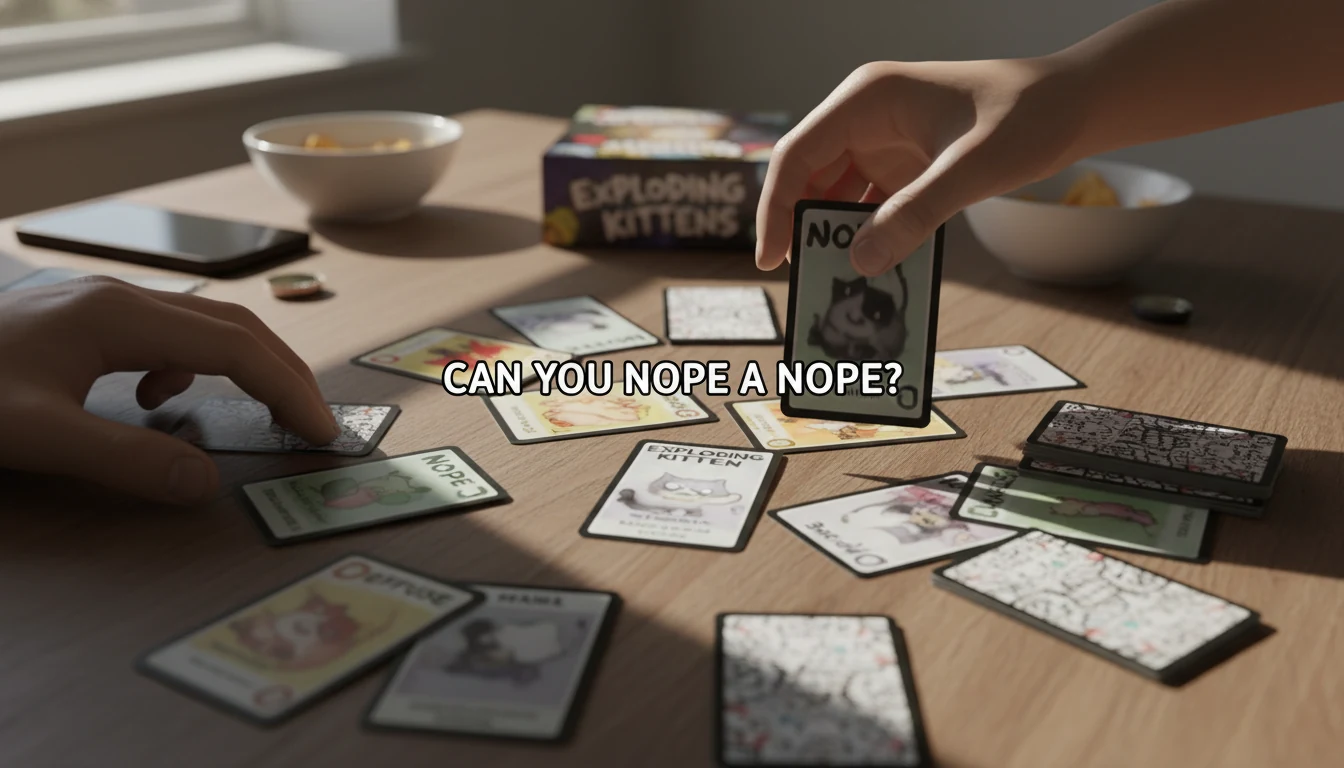 Exploding Kittens Official Rules: Can You Nope a Nope?