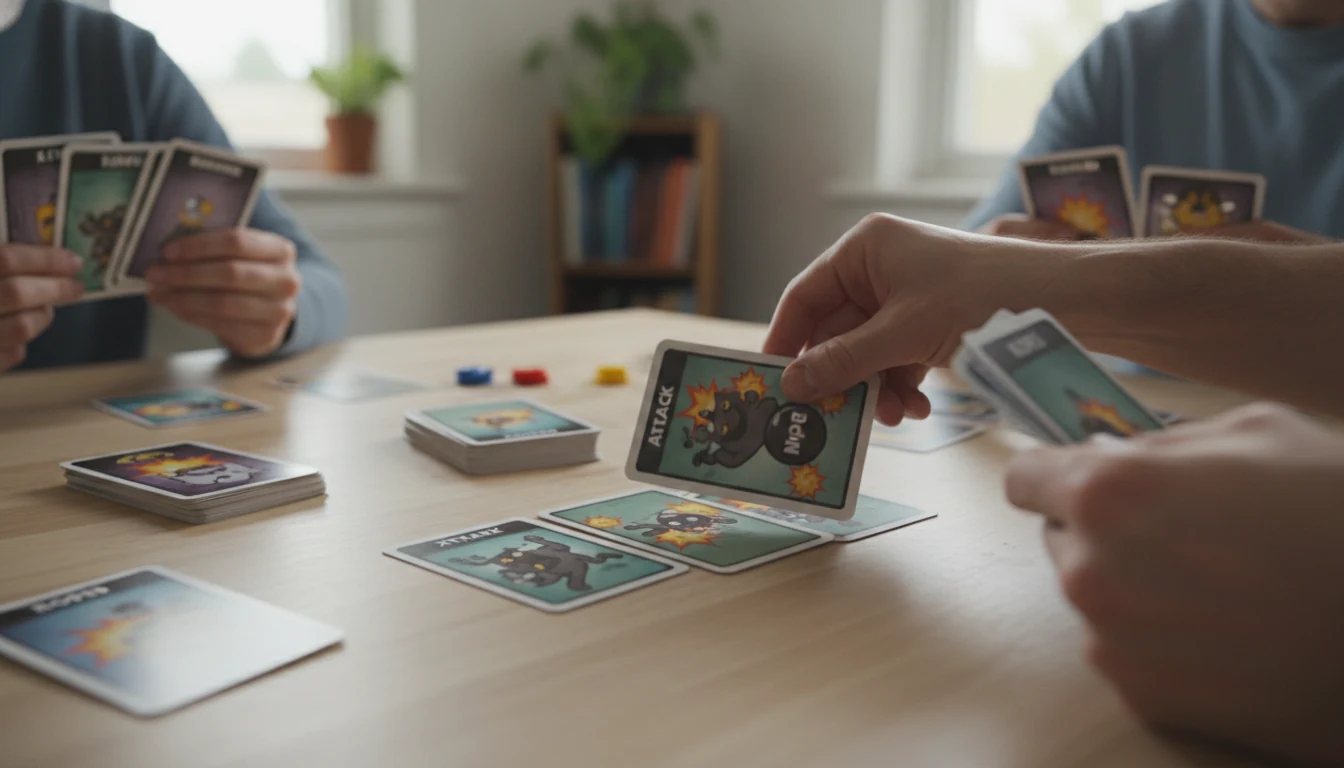 Exploding Kittens rules featured scene