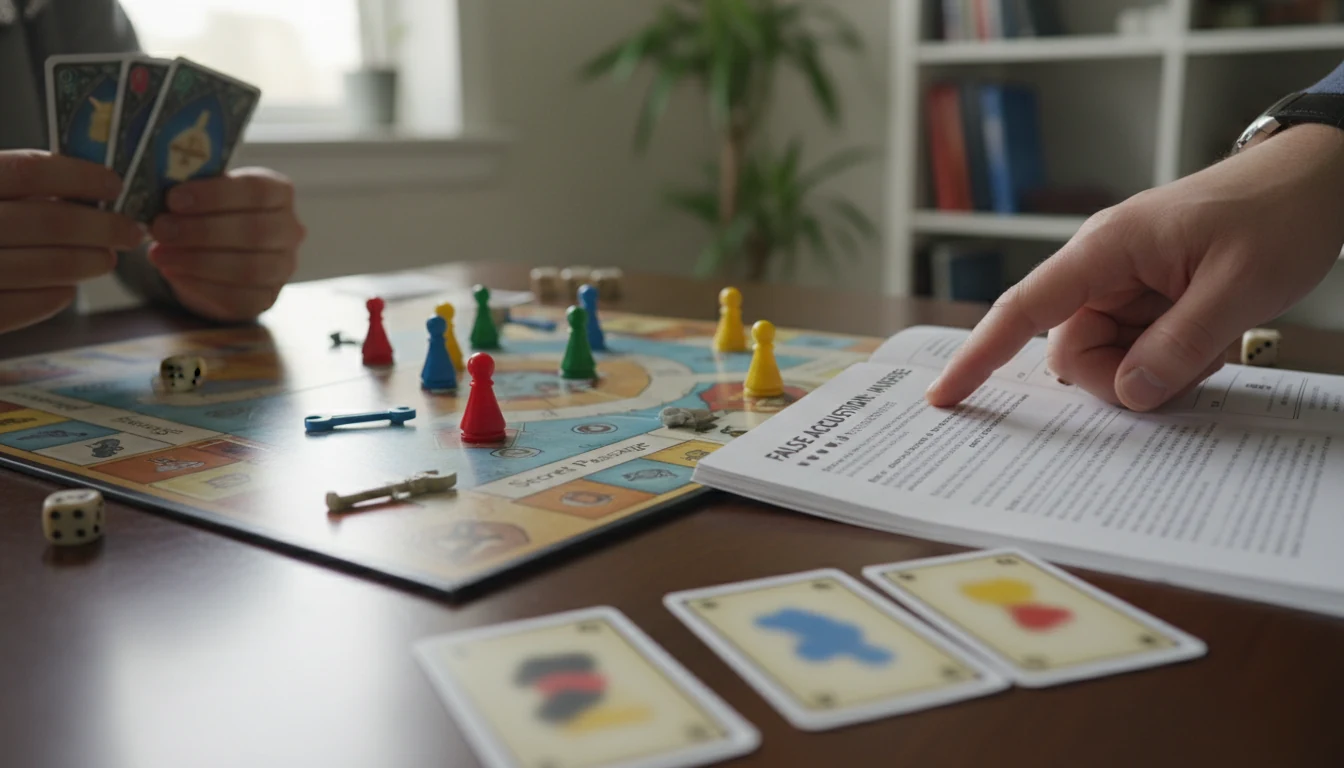 Clue/Cluedo rules featured scene