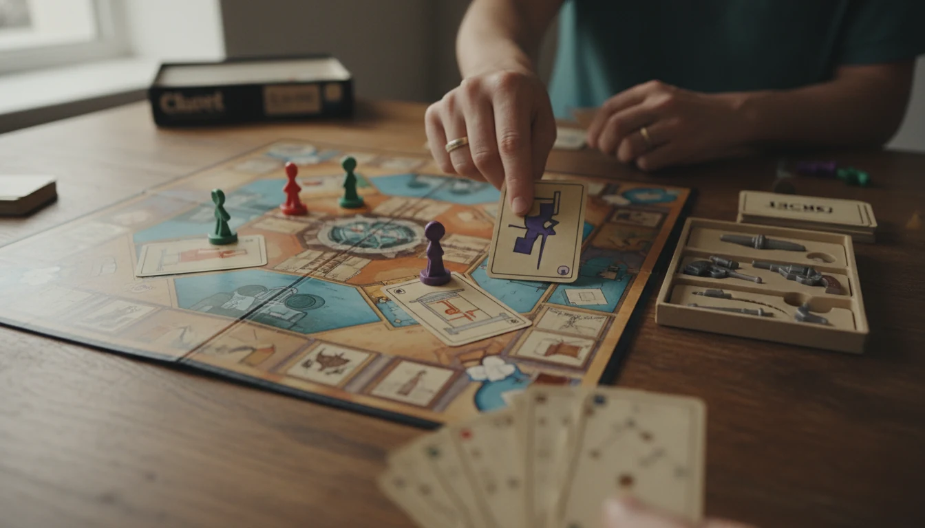 Clue/Cluedo rules featured scene