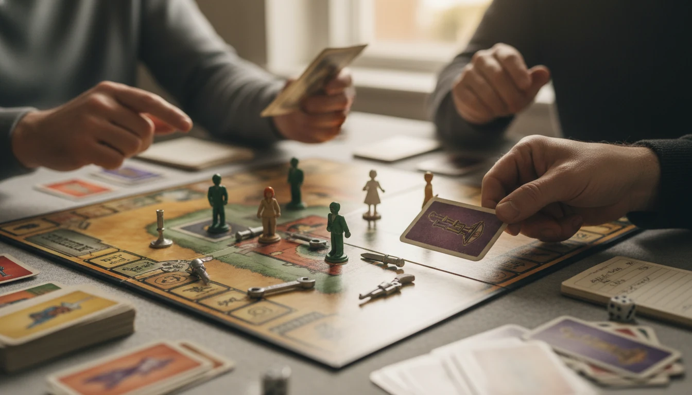 Clue/Cluedo rules featured scene