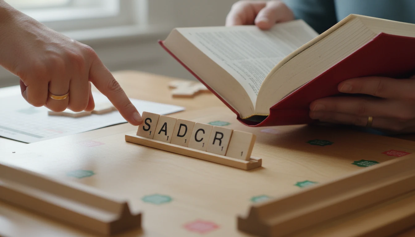 Scrabble rules rule situation