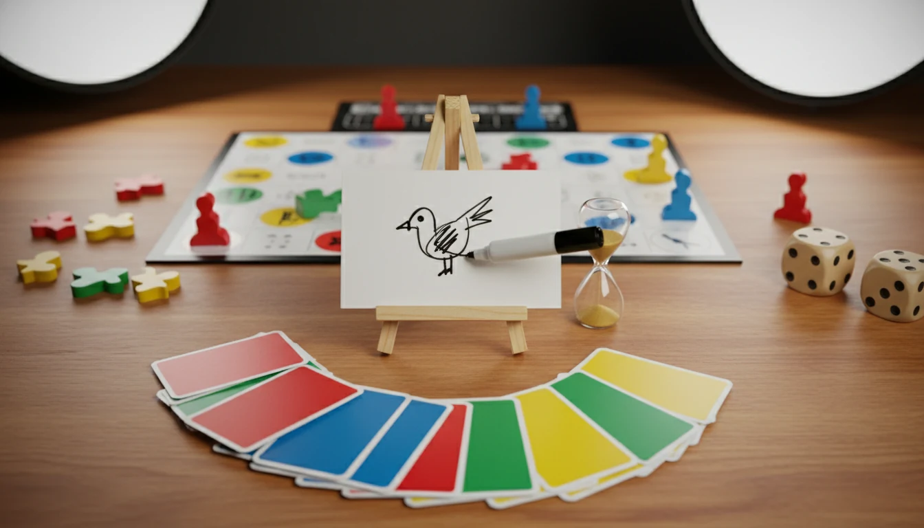 Pictionary rules featured scene