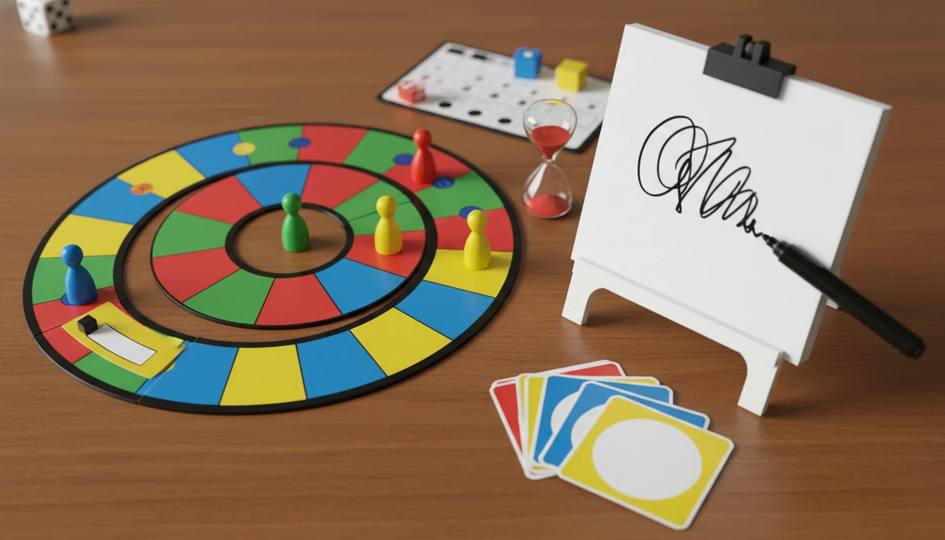 Pictionary rules featured scene