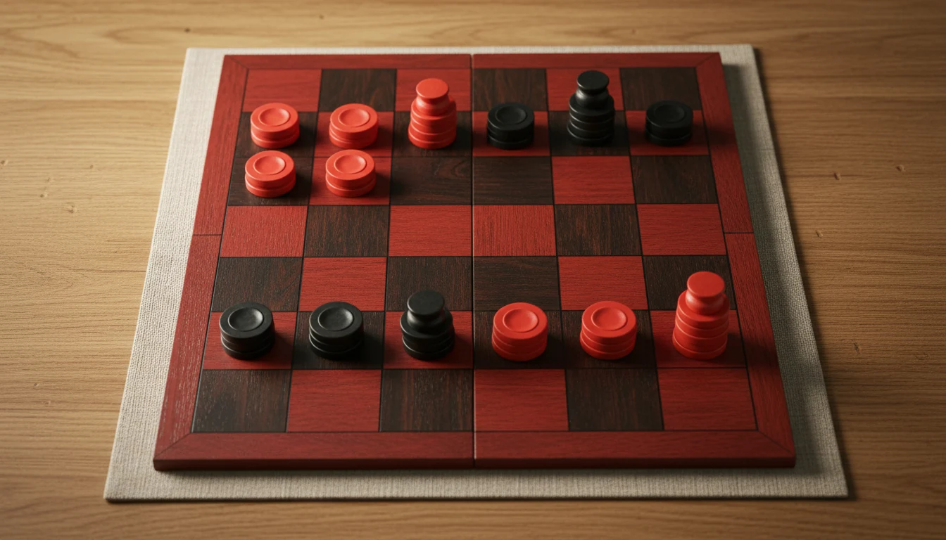 Checkers rules featured scene
