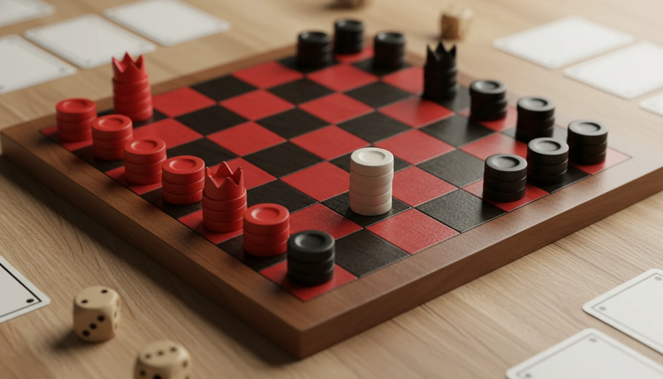 Checkers rules featured scene