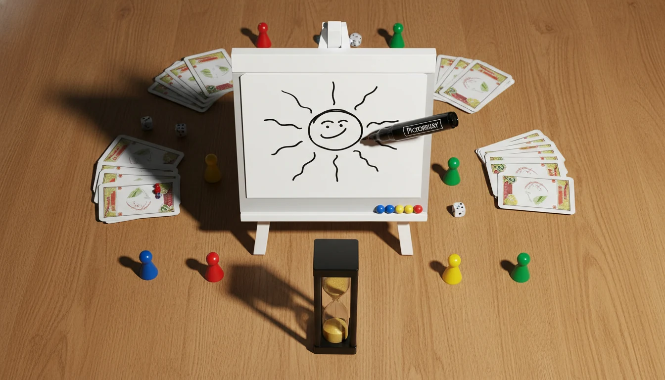 Pictionary rules featured scene