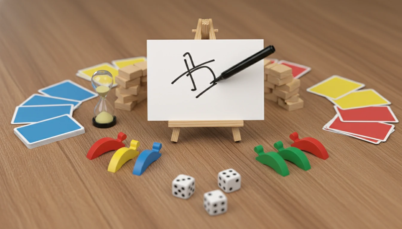 Pictionary rules featured scene